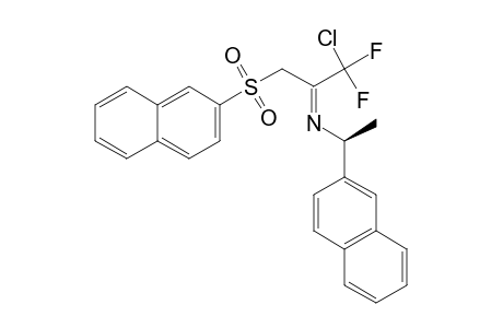 (-)-N2-[(1S)-1-PHENYLETHYL]-1-CHLORO-1,1-DIFLUORO-3-(2-NAPHTHYLSULFONYL)-2-PROPANIMINE;IMINO-TAUTOMER