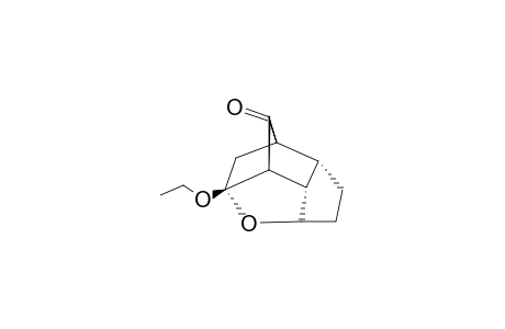 (+/-)-(1S*,3R*,5R*,7S*,8S*,9R*)-3-ETHOXY-2-OXATETRACYCLO-[6.3.0.0(3,7).0(5,9)]-UNDECAN-6-ONE