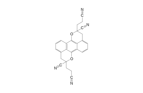 2,8-dicyano-2,3,8,9-tetrahydroanthra[9,1-bc:10,5-b'c']dipyran-2,8-bis(propionitrile)