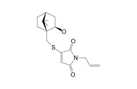 (-)-1-ALLYL-3-[[[(1R,2R,4R)-2-HYDROXY-7,7-DIMETHYLBICYCLO-[2.2.1]-HEPTAN-1-YL]-METHYL]-THIO]-1H-PYRROLE-2,5-DIONE