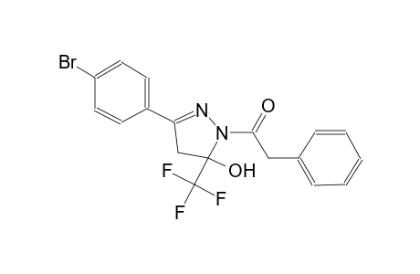 3-(4-bromophenyl)-1-(phenylacetyl)-5-(trifluoromethyl)-4,5-dihydro-1H-pyrazol-5-ol