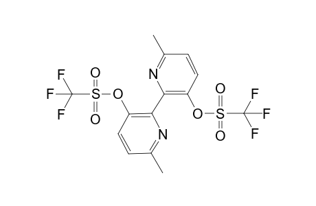 6,6'-Dimethyl-2,2'-bipyridine-3,3'-diyl bis(trifluoromethanesulfonate)