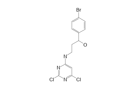 6-[3'-(4''-BrOMOPHENYL)-3'-HYDROXYPROPYLAMINO]-2,4-DICHLORO-PYRIMIDINE