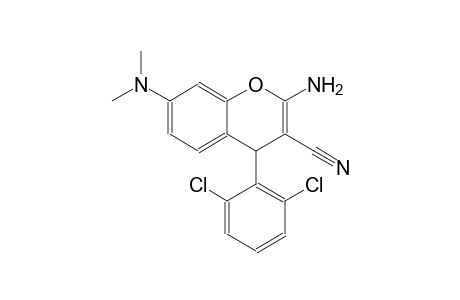 4H-1-benzopyran-3-carbonitrile, 2-amino-4-(2,6-dichlorophenyl)-7-(dimethylamino)-