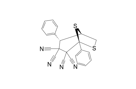 1,4-DIPHENYL-2,2,3,3-TETRACYANO-7,8-DITHIABICYCLO-[3.2.1]-OCTANE