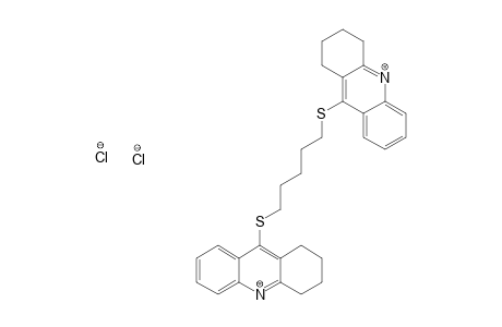 ALPHA,OMEGA-BIS-(9-THIO-1,2,3,4-TETRAHYDROACRIDINIUM-9-YL-CHLORIDE)-PENTANE