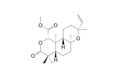 ENT-13-EPI-8,13-EPOXY-2-OXA-3-OXOLABD-14-ENE-1R-CARBOXYLIC-ACID-METHYLESTER