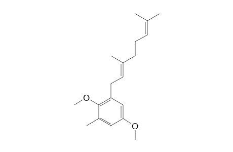 (2'-E)-1,4-DIMETHOXY-(3',7'-DIMETHYLOCTA-2',6'-DIENYL)-6-METHYLBENZENE