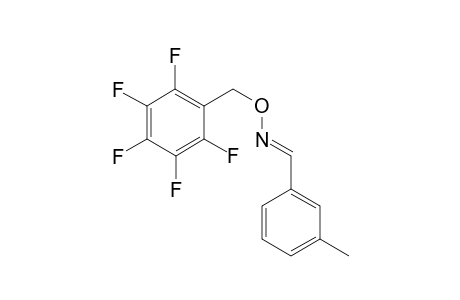 (E)-1-(m-tolyl)-N-[(2,3,4,5,6-pentafluorophenyl)methoxy]methanimine