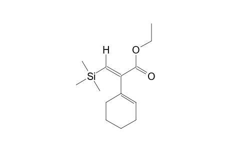 ETHYL-(E)-2-(CYClOHEX-1-ENYL)-3-(TRIMETHYLSILYL)-PROP-2-ENOATE