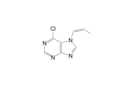 (Z)-6-CHLORO-7-(PROP-1-EN-1-YL)-7H-PURINE