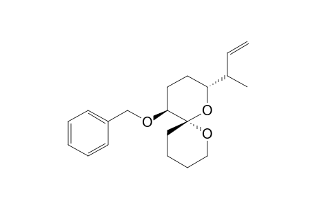 (2R*,5S*,6S*)-2-(1'-METHYL-PROP-2'-ENYL)-5-BENZYLOXY-1,7-DIOXASPIRO-[5.5]-UNDECANE