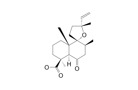 (4S,5R,8S,9R,10S,13R)-9,13-EPOXY-6-OXO-14-LABDEN-19-OIC-ACID