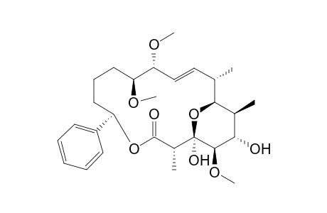 (1S,2S,3E,5R,6S,10R,13S,14R,15R,16S,17S)-14,16-dihydroxy-5,6,15-trimethoxy-2,13,17-trimethyl-10-phenyl-11,18-dioxabicyclo[12.3.1]octadec-3-en-12-one