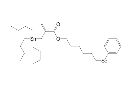 6-Phenylselenohexyl 2-(tri-n-butylstannylmethyl)propenoate