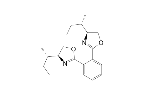 1,2-bis{(4S)-4-[(1S)-1-methylpropyl]-2-oxazolin-2-yl} benzene