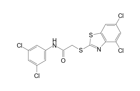 3',5'-dichloro-2-[(4,6-dichloro-2-benzothiazolyl)thio]acetanilide