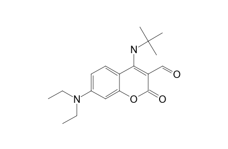 7-DIETHYLAMINO-4-TERT.-BUTYLAMINO-3-FORMYLCOUMARIN