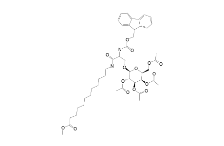 3-O-(2,3,4,6-TETRA-O-ACETYL-BETA-D-GALACTOPYRANOSYL)-N(ALPHA)-9-(FLUORENYLMETHOXYCARBONYL)-L-SERINE-11-METHOXYCARBONYLUNDECANAMIDE