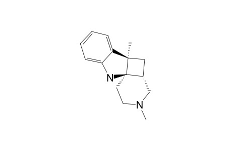 (+/-)-(4ARS,5ARS,10ARS)-1,2,3,4,4A,5A,10-OCTAHYDRO-3,5A-DIMETHYLPYRIDO-[4',3':1,4]-CYCLOBUT-[1,2-B]-INDOL;COMPOUN-#1