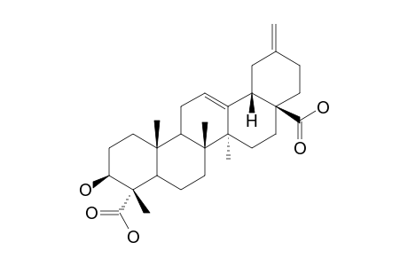 3-BETA-HYDROXY-30-NOR-OLEAN-12,20(29)-DIENE-23,28-DIOIC-ACID