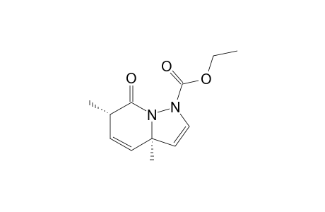 [3-ALPHA,6-ALPHA]-3,6-DIMETHYL-9-ETHOXYCARBONYL-2-OXO-1,9-DIAZA-BICYCLO-[4.3.0]-4,7-NONADIENE