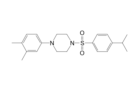 1-(3,4-Dimethyl-phenyl)-4-(4-isopropyl-benzenesulfonyl)-piperazine