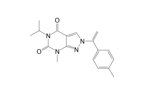 7-METHYL-5-ISOPROPYL-2-PARA-METHYLBENZYLVINYL-PYRAZOLO-[3,4-D]-PYRIMIDINE-4,6(5H,7H)-DIONE