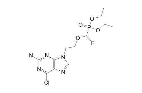 2-AMINO-6-CHLORO-9-{2-[(DIETHOXYPHOSPHORYL)-FLUOROMETHOXY]-ETHYL}-PURINE