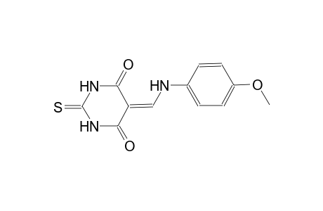 4,6(1H,5H)-pyrimidinedione, dihydro-5-[[(4-methoxyphenyl)amino]methylene]-2-thioxo-