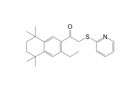 3'-ethyl-2-[(2-pyridyl)thio]-5',6',7',8'-tetrahydro-5',5',8',8'-tetramethyl-2'-acetonaphthone