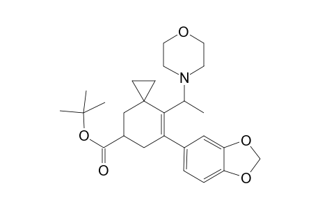 tert-Butyl 7-(benzo[1,3]dioxol-5-yl)-8-(1-morpholin-4-ylethyl))spiro[2.5]oct-7-ene-5-carboxylate isomer