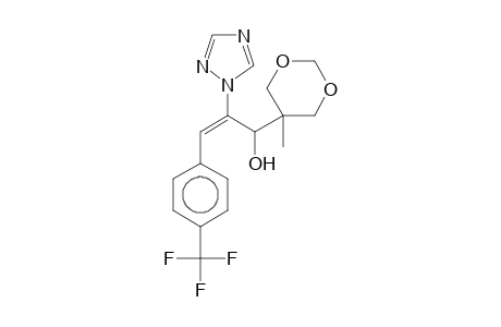 1-(5-Methyl-1,3-dioxan-5-yl)-2-(1,2,4-triazol-1-yl)-(E)-3-(4-trifluoromethyl-phenyl)-2-propenol