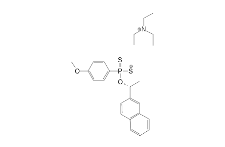 (S)-(-)-O-(2-NAPHTHYL)-ETHYL-4-METHOXYPHENYL-DITHIOPHOSPHONATE-TRIETHYL-AMMONIUM-SALT