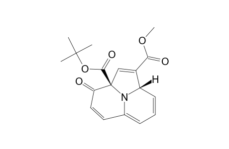 TERT.-BUTYL-1-METHOXYCARBONYL-3-OXO-3H-2A,8A-DIHYDROPYRROLO-[2,1,5-DE]-QUINOLIZINE-2A-CARBOXYLATE