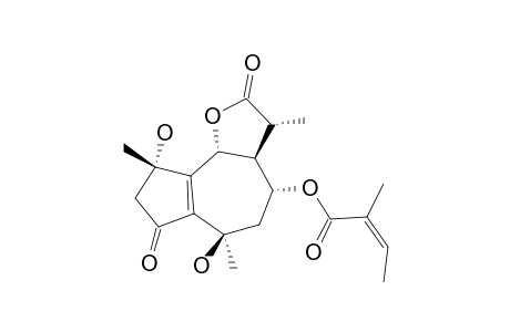 8-ALPHA-ANGELOXY-4-ALPHA,10-BETA-DIHYDROXY-2-OXO-6-BETA-H,7-ALPHA-H,11-BETA-H-1(5)-GUAIEN-12,6-ALPHA-OLIDE