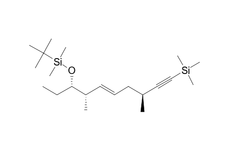 [3S,4S,(5E),8S]-3-[[TERT.-BUTYL-(DIMETHYL)-SILYL]-OXY]-4,8-DIMETHYL-10-(TRIMETHYLSILYL)-DEC-5-EN-9-YN-3-OL