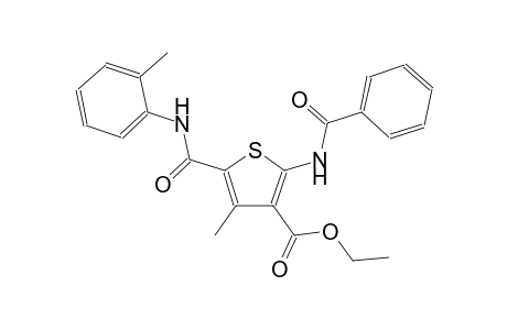 ethyl 2-(benzoylamino)-4-methyl-5-(2-toluidinocarbonyl)-3-thiophenecarboxylate