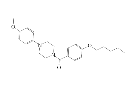 1-(4-methoxyphenyl)-4-[4-(pentyloxy)benzoyl]piperazine