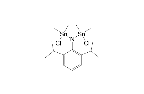 BIS-(CHLORODIMETHYLSTANNYL)-(2,6-DIISOPROPYLPHENYL)-AMINE