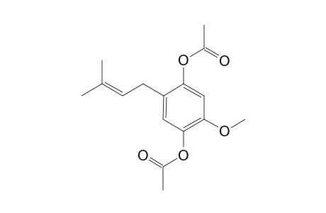 1,4-DIACETOXY-2-METHOXY-5-(3-METHYL-2-BUTEN-1-YL)-BENZENE