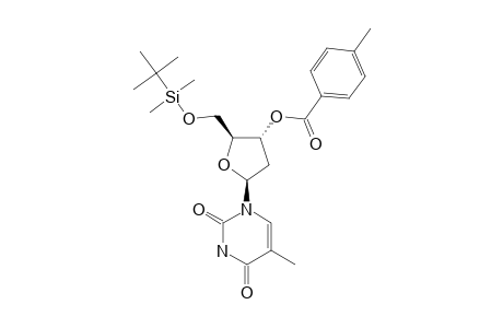 5'-O-(TERT.-BUTYLDIMETHYLSILYL)-3'-O-(4-TOLUOYL)-THYMIDINE