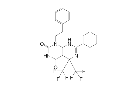 7-cyclohexyl-1-(2-phenylethyl)-5,5-bis(trifluoromethyl)-5,8-dihydropyrimido[4,5-d]pyrimidine-2,4(1H,3H)-dione