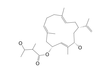 ClEOSPINOL-A-3'-HYDROXY-2'METHYLBUTAN-10-OATE