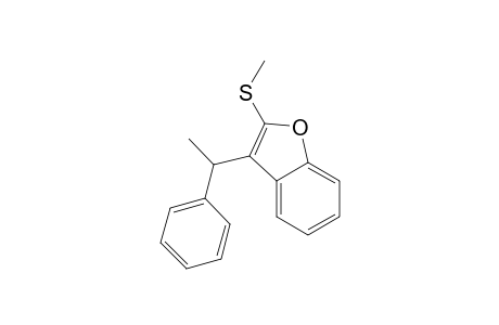 2-(methylthio)-3-(1-phenylethyl)benzofuran