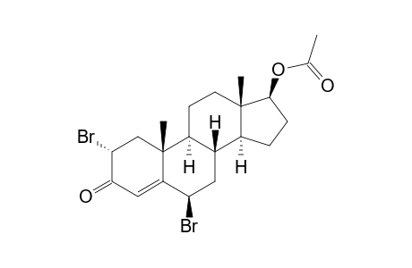 2-ALPHA,6-BETA-DIBROMO-17-BETA-ACETOXYANDROST-4-EN-3-ONE