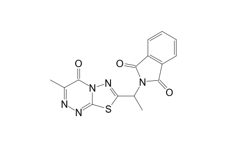 2-[1-(3-Methyl-4-oxo-4H-[1,3,4]thiadiazolo[2,3-c][1,2,4]triazin-7-yl)ethyl]isoindole-1,3-dione