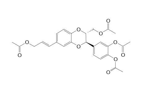 Isoamericanol A tetraacetate