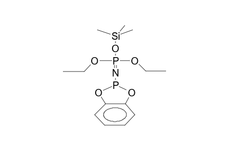 O,O-DIETHYL-O-TRIMETHYLSILYL-N-(4,5-BENZO-1,3,2-DIOXAPHOSPHOLANYL)IMIDOPHOSPHATE