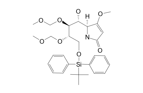 (1'R,2'S,3'S,5S)-5-[4'-(TERT.-BUTYLDIPHENYLSILYLOXY)-1'-HYDROXY-2',3'-BIS-METHOXYMETHOXY]-BUTYL-4-METHOXY-3-PYRROLIN-2-ONE